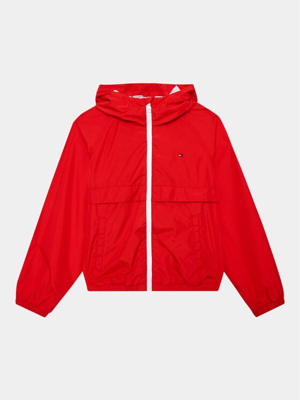 Tommy Hilfiger Tommy Hilfiger Prehodna jakna Essential KG0KG07220 D Rdeča Regular Fit