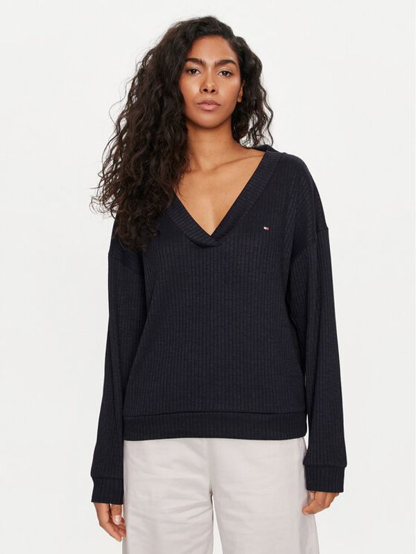 Tommy Hilfiger Tommy Hilfiger Pulover UW0UW05236 Modra Regular Fit