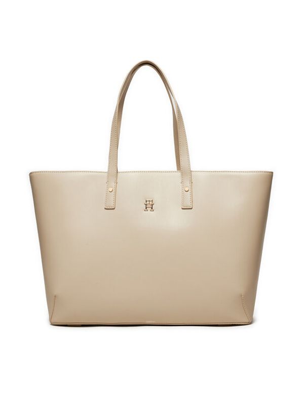 Tommy Hilfiger Tommy Hilfiger Ročna torba Chic Tote AW0AW16302 Bež