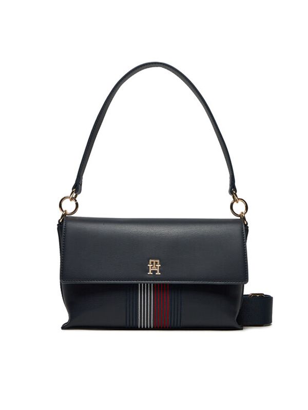 Tommy Hilfiger Tommy Hilfiger Ročna torba Distinct Shoulder Bag Corp AW0AW16795 Mornarsko modra