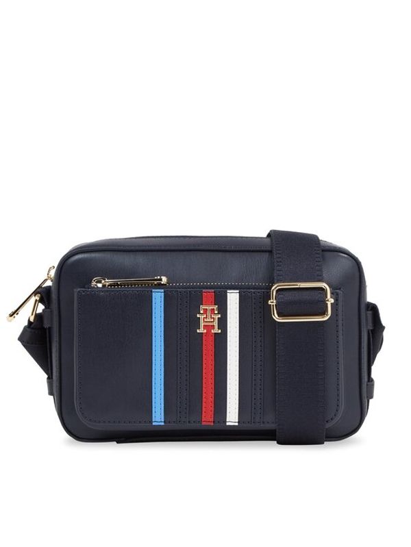 Tommy Hilfiger Tommy Hilfiger Ročna torba Iconic Tommy Camera Bag Corp AW0AW16106 Mornarsko modra