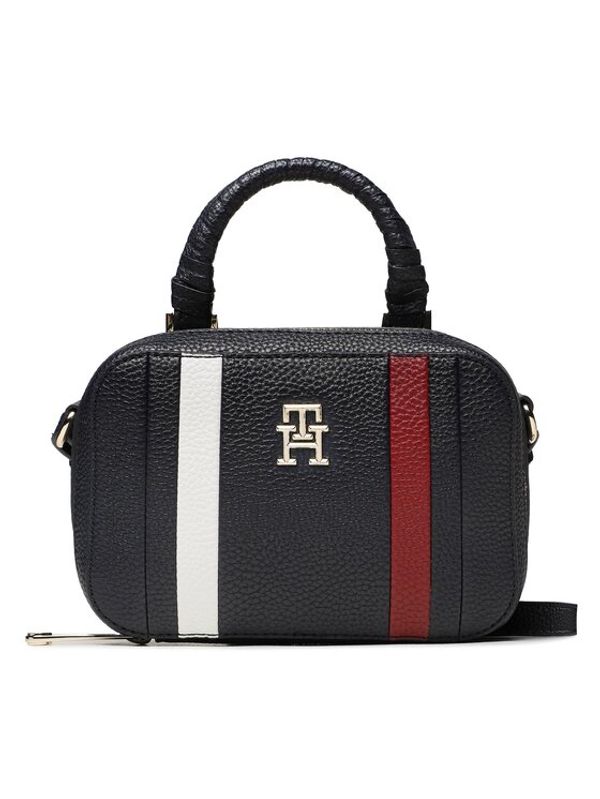 Tommy Hilfiger Tommy Hilfiger Ročna torba Th Emblem Trunk Corp AW0AW15113 Mornarsko modra