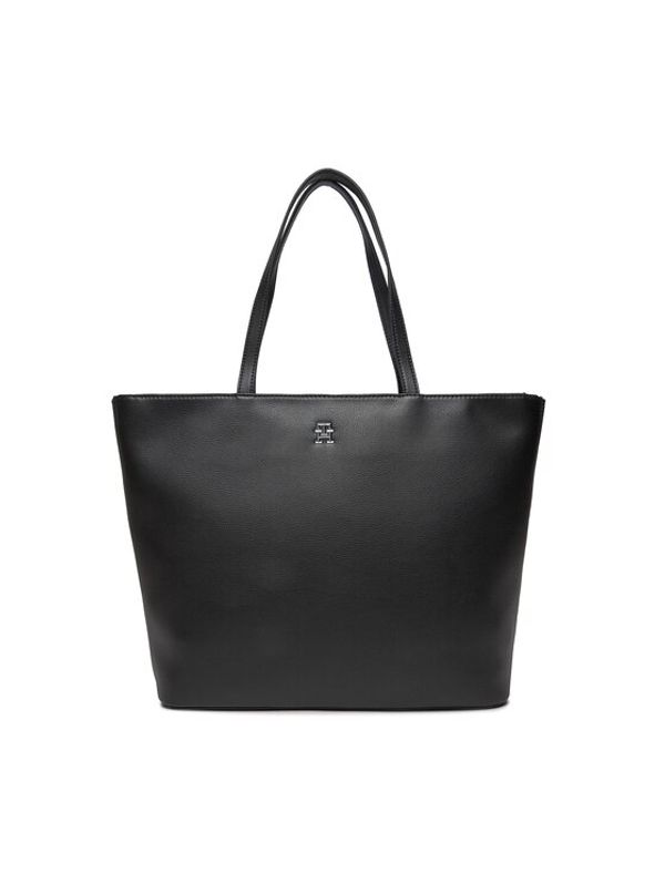 Tommy Hilfiger Tommy Hilfiger Ročna torba Th Essential Sc Tote AW0AW15720 Črna