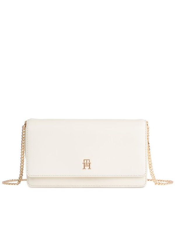 Tommy Hilfiger Tommy Hilfiger Ročna torba Th Refined Chain Crossover AW0AW16109 Écru