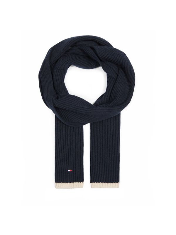 Tommy Hilfiger Tommy Hilfiger Šal Block Flag Scarf AM0AM12061 Mornarsko modra