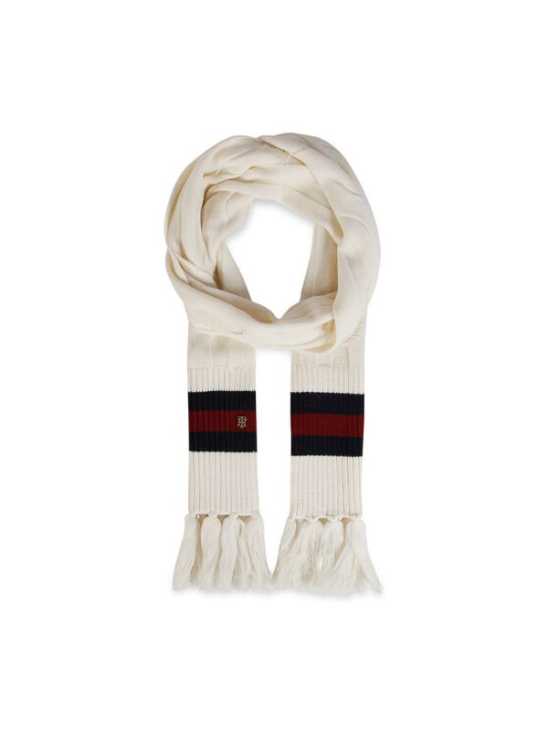 Tommy Hilfiger Tommy Hilfiger Šal Luxe Cable Scarf AW0AW13840 Bela