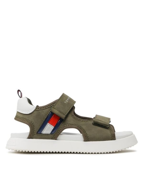 Tommy Hilfiger Tommy Hilfiger Sandali Flag Velcro Sandal T3B2-32906-1355 M Khaki