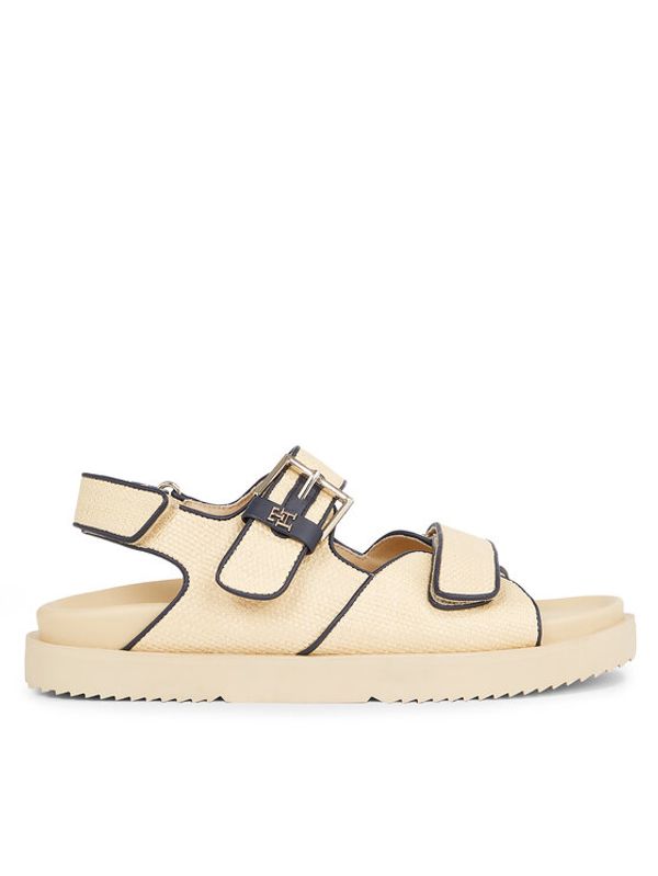 Tommy Hilfiger Tommy Hilfiger Sandali Rafia Sporty Sandal FW0FW07896 Bež