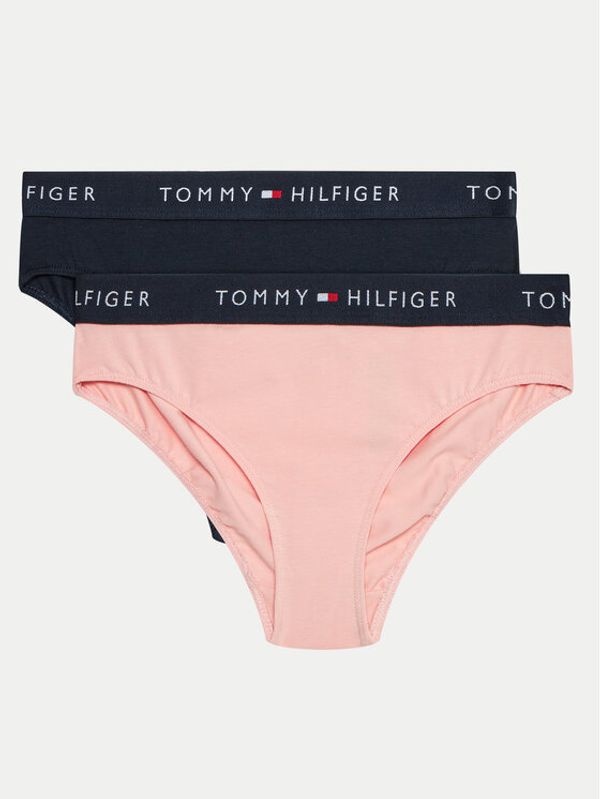 Tommy Hilfiger Tommy Hilfiger Set 2 parov klasičnih spodnjih hlačk UG0UG00750 Pisana