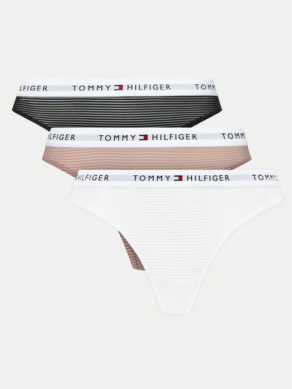 Tommy Hilfiger Tommy Hilfiger Set 3 parov spodnjih hlačk UW0UW05531 Pisana