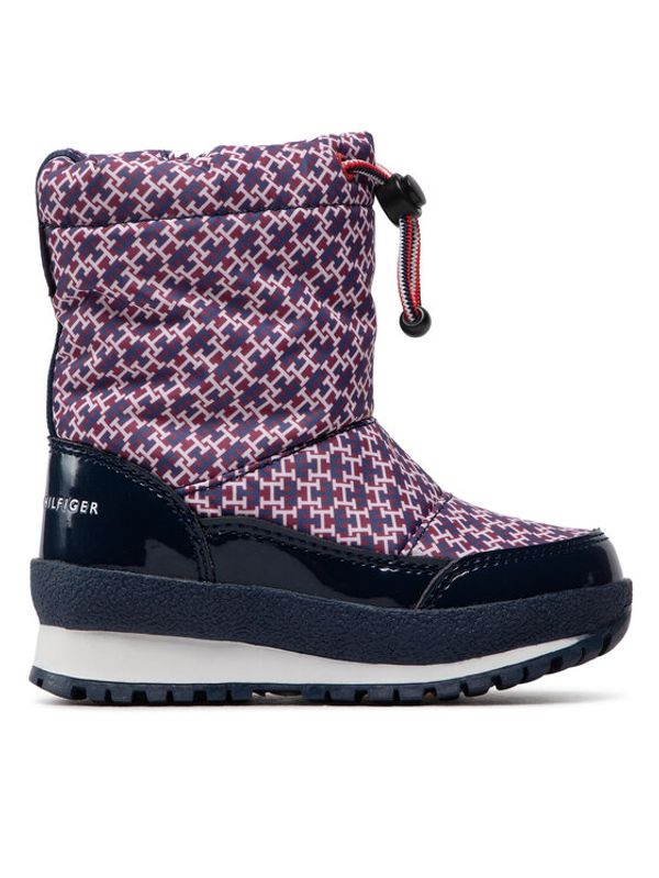 Tommy Hilfiger Tommy Hilfiger Škornji za sneg Snow Boot T3A5-32435-1486 M Bordo rdeča