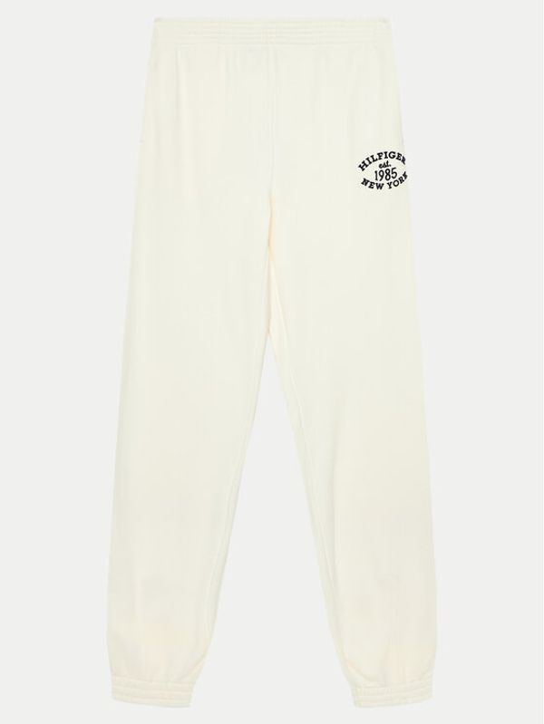 Tommy Hilfiger Tommy Hilfiger Spodnji del trenirke Monotype KG0KG08107 Écru Regular Fit