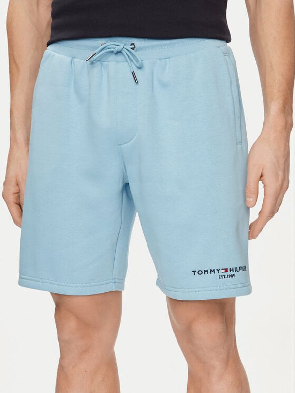 Tommy Hilfiger Tommy Hilfiger Športne kratke hlače Logo MW0MW34201 Modra Regular Fit