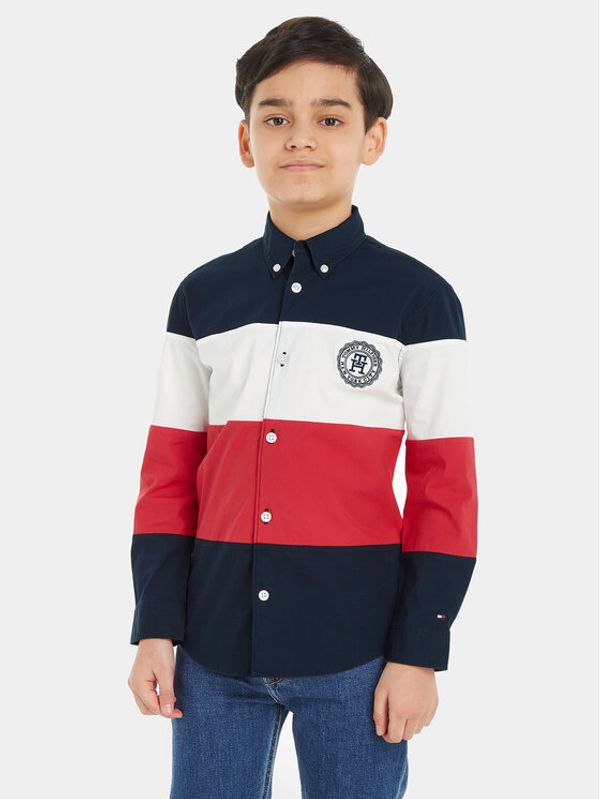 Tommy Hilfiger Tommy Hilfiger Srajca KB0KB08525 Pisana Regular Fit