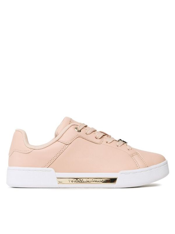 Tommy Hilfiger Tommy Hilfiger Superge Court Sneaker Golden Th FW0FW07116 Roza