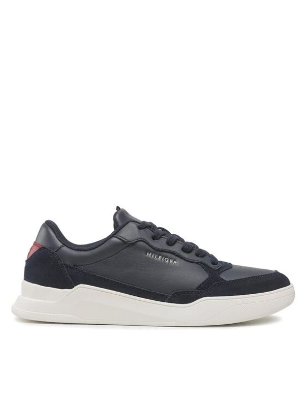 Tommy Hilfiger Tommy Hilfiger Superge Elevated Cupsole Leather Mix FM0FM04358 Mornarsko modra