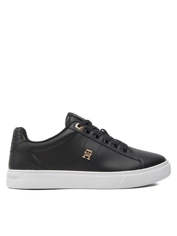 Tommy Hilfiger Tommy Hilfiger Superge Elevated Essent Sneaker Monogram FW0FW07999 Črna