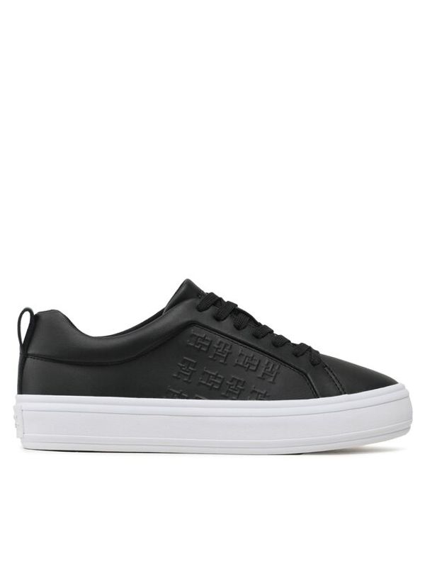 Tommy Hilfiger Tommy Hilfiger Superge Embossed Vulc FW0FW07376 Črna