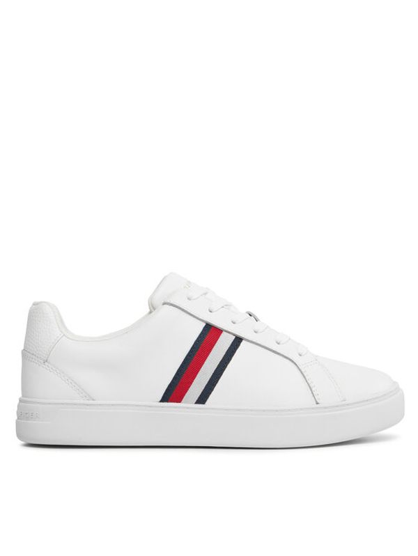 Tommy Hilfiger Tommy Hilfiger Superge Essential Court Sneaker Stripes FW0FW07779 Bela