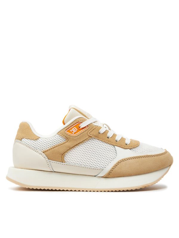 Tommy Hilfiger Tommy Hilfiger Superge Essential Elevated Runner FW0FW07700 Écru