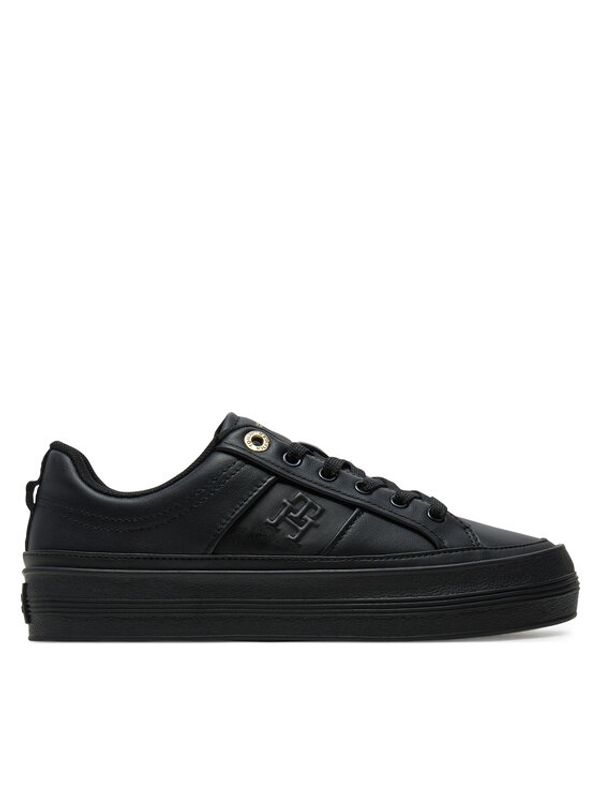 Tommy Hilfiger Tommy Hilfiger Superge Essential Vulc Sneaker Monogram FW0FW07945 Črna