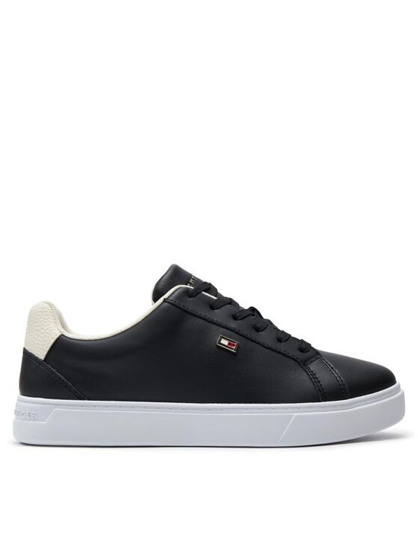 Tommy Hilfiger Tommy Hilfiger Superge Flag Court Sneaker FW0FW08072 Črna