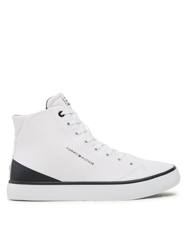 Tommy Hilfiger Tommy Hilfiger Superge Hi Vulc Core Canvas FM0FM04729 Bela