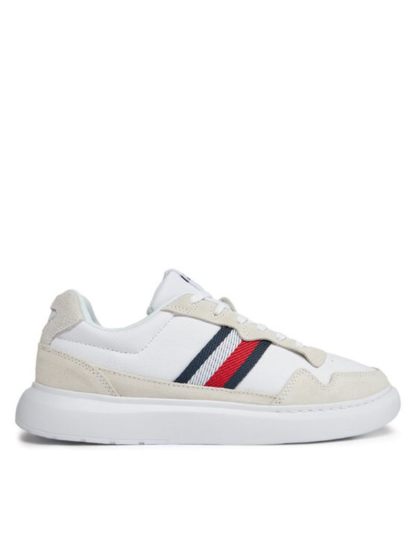 Tommy Hilfiger Tommy Hilfiger Superge Light Cupsole Lth Mix Stripes FM0FM04889 Bela