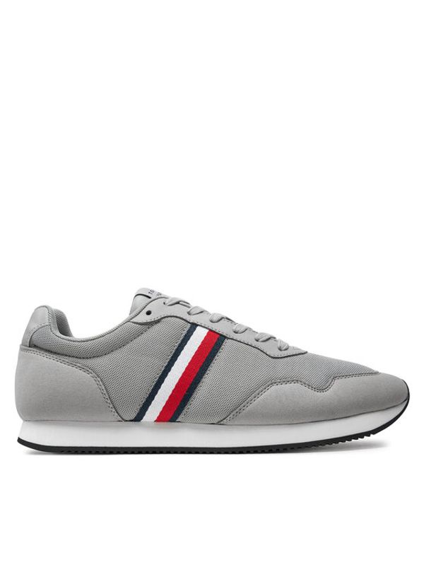 Tommy Hilfiger Tommy Hilfiger Superge Lo Runner Mix FM0FM04958 Siva