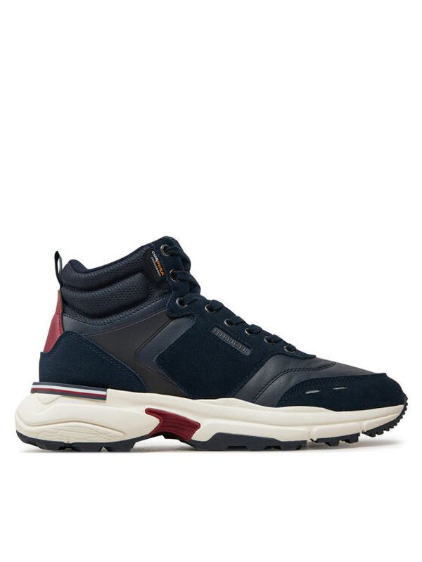 Tommy Hilfiger Tommy Hilfiger Superge M Runner Cordura Hi Lth Mix FM0FM05222 Mornarsko modra