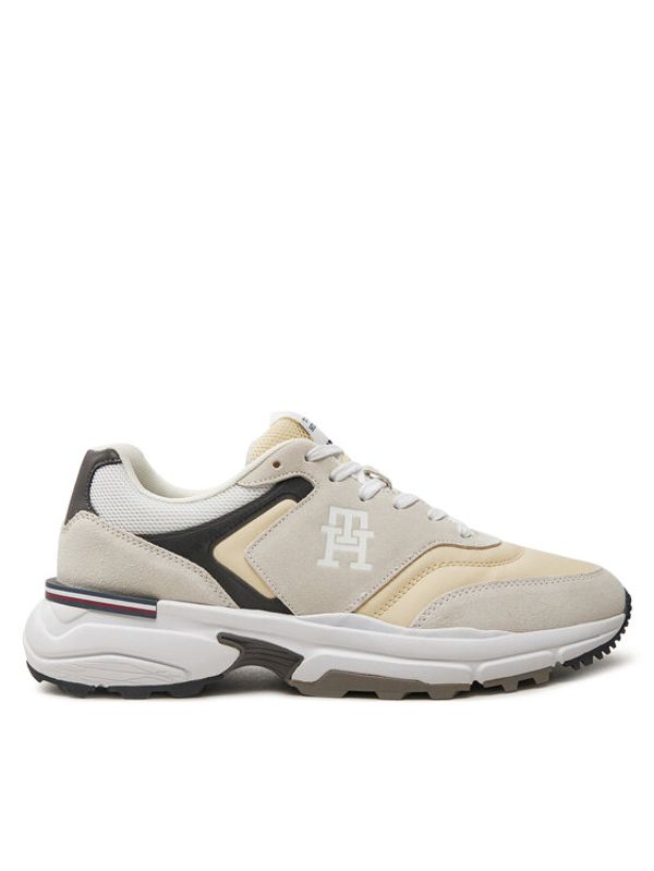 Tommy Hilfiger Tommy Hilfiger Superge M Runner X Ventile Mix FM0FM05062 Écru