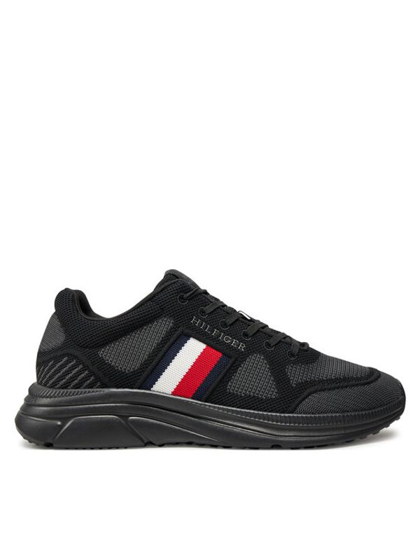 Tommy Hilfiger Tommy Hilfiger Superge Modern Runner Knit Evo Ess FM0FM05245 Črna