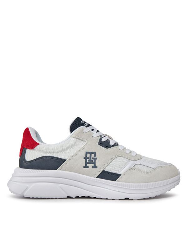 Tommy Hilfiger Tommy Hilfiger Superge Modern Runner Lth Mix FM0FM04878 Bela