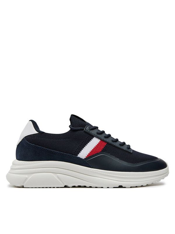 Tommy Hilfiger Tommy Hilfiger Superge Modern Runner Premium Knit FM0FM05135 Mornarsko modra