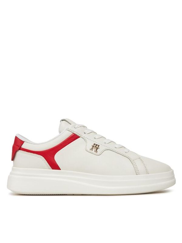 Tommy Hilfiger Tommy Hilfiger Superge Pointy Court Sneaker FW0FW07460 Écru