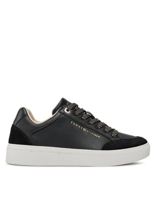 Tommy Hilfiger Tommy Hilfiger Superge Seasonal Court Sneaker FW0FW07683 Črna