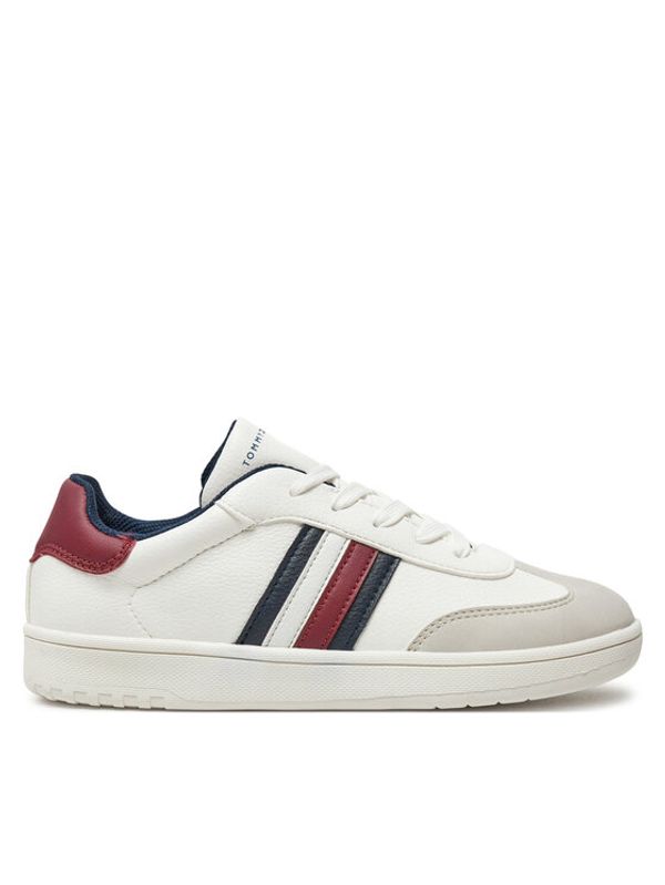 Tommy Hilfiger Tommy Hilfiger Superge Stripes Low Cut Lace-Up Sneaker T3X9-33645-1269 Bela