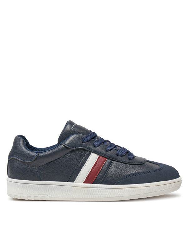 Tommy Hilfiger Tommy Hilfiger Superge Stripes Low Cut Lace-Up Sneaker T3X9-33645-1269 Mornarsko modra