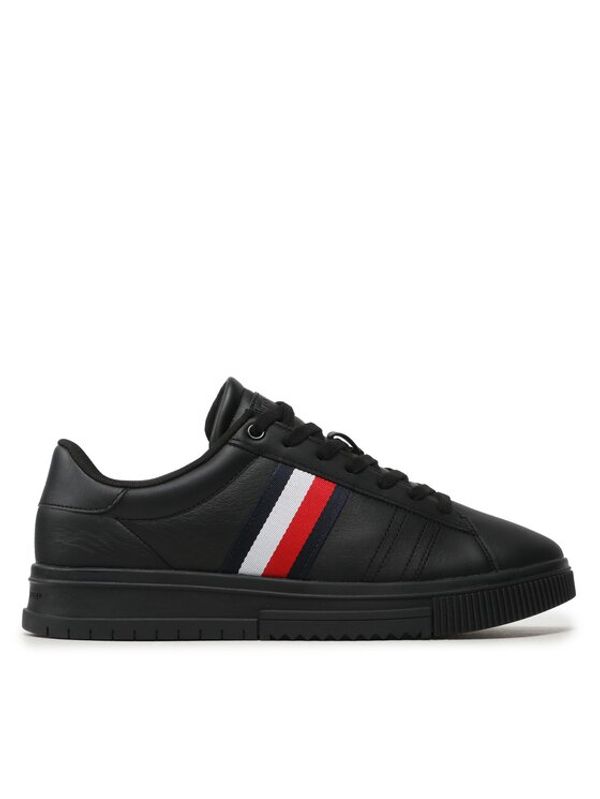 Tommy Hilfiger Tommy Hilfiger Superge Supercup Leather FM0FM04706 Črna