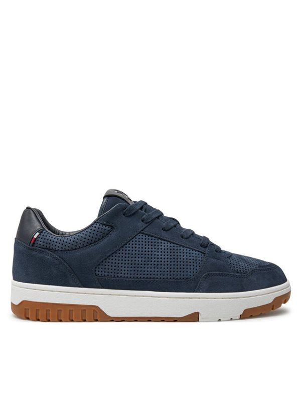 Tommy Hilfiger Tommy Hilfiger Superge Th Basket Best Nubuck Mix FM0FM05119 Mornarsko modra