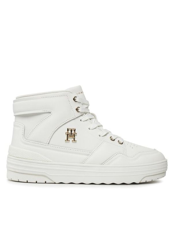 Tommy Hilfiger Tommy Hilfiger Superge Th Basket Hi FW0FW07757 Écru