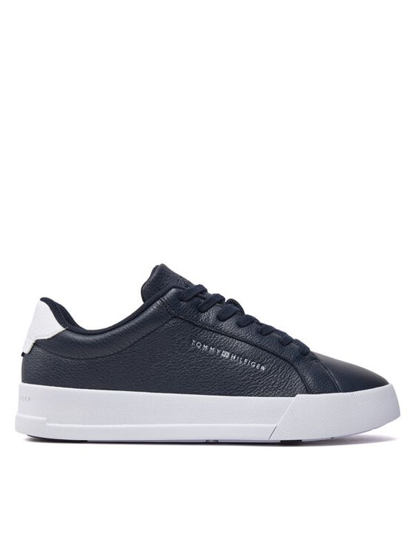 Tommy Hilfiger Tommy Hilfiger Superge Th Court Better Lth Tumbled FM0FM04972 Mornarsko modra