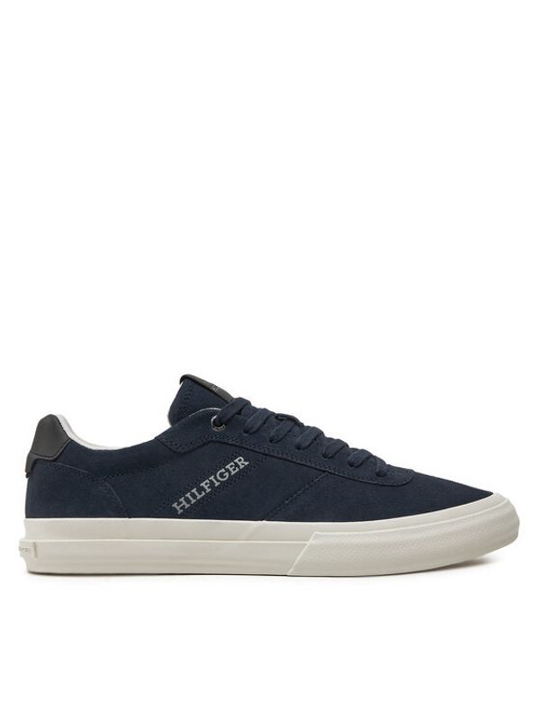 Tommy Hilfiger Tommy Hilfiger Superge Th Hi Vulc Low Street Suede FM0FM05112 Mornarsko modra