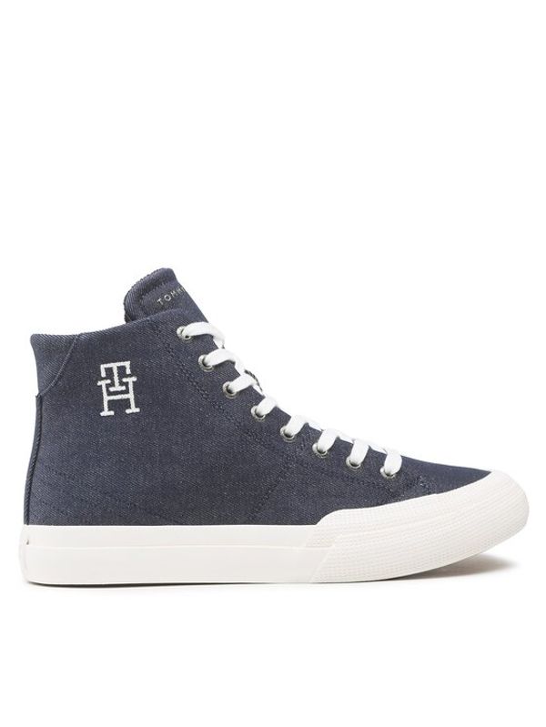 Tommy Hilfiger Tommy Hilfiger Superge Th Hi Vulc Premium FM0FM04542 Mornarsko modra