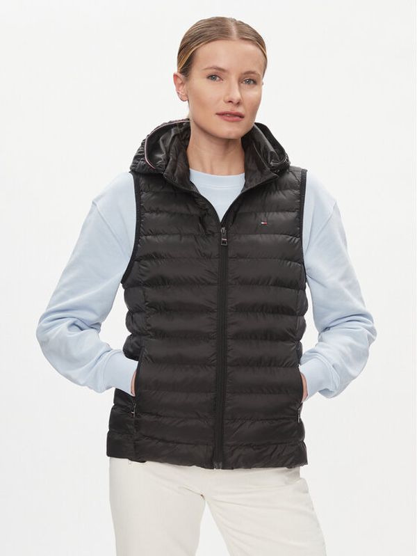 Tommy Hilfiger Tommy Hilfiger Telovnik Global Stripe WW0WW42051 Črna Regular Fit