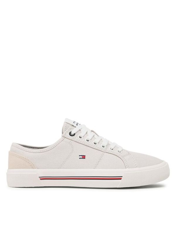 Tommy Hilfiger Tommy Hilfiger Tenis superge Core Corporate Vulc Canvas FM0FM04560 Siva