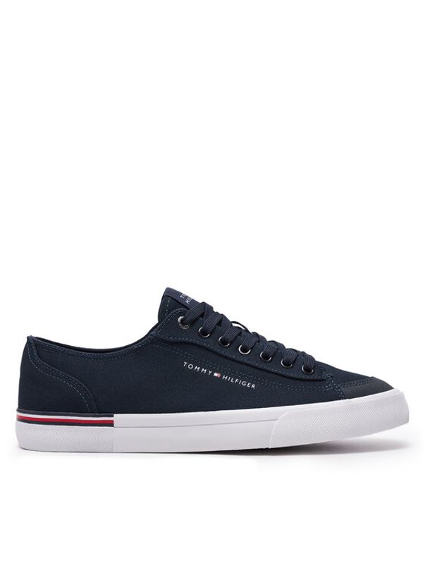 Tommy Hilfiger Tommy Hilfiger Tenis superge Corporate Vulc Canvas FM0FM04954 Mornarsko modra