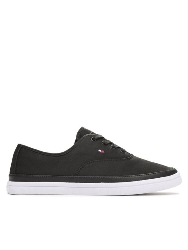 Tommy Hilfiger Tommy Hilfiger Tenis superge Essential Kesha Lace FW0FW06955 Črna