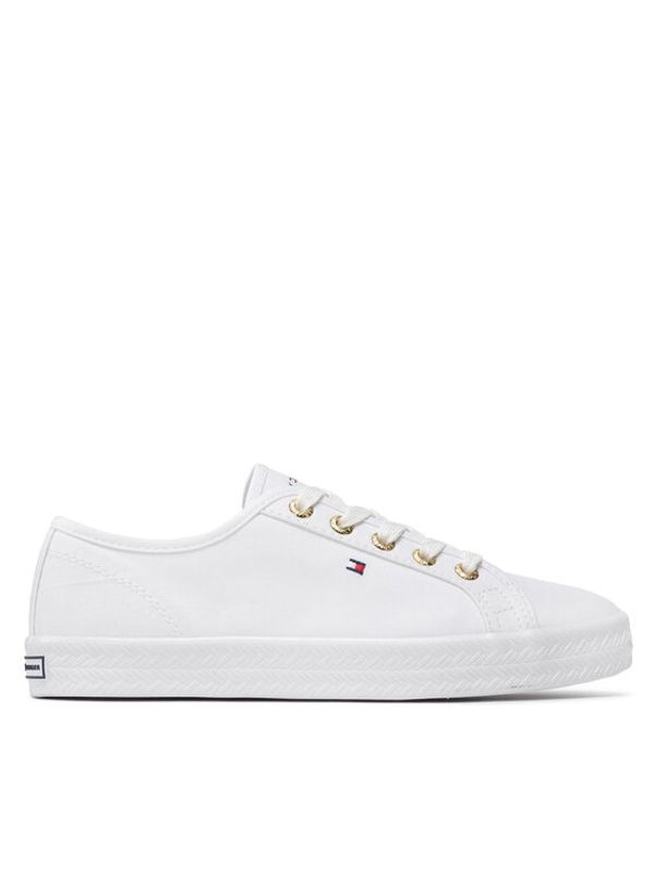 Tommy Hilfiger Tommy Hilfiger Tenis superge Essential Nautical Sneaker FW0FW06512 Bela