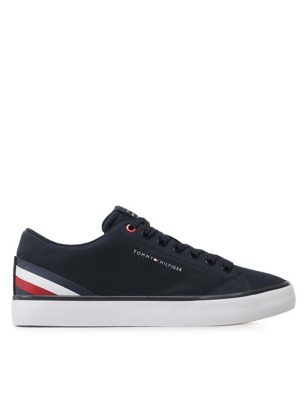 Tommy Hilfiger Tommy Hilfiger Tenis superge Hi Vulc Core Low Stripes FM0FM04735 Mornarsko modra